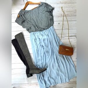 Loft flutter sleeve dress